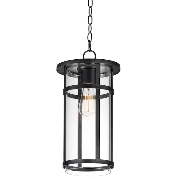 Maxim Lighting Clyde VX 1-Light Outdoor VX Hanging Pendant 40629CLBK - main